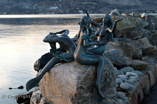 Drobak Mermaids Norway taken with Nikon D40 and Nikkor AF S DX 35mm F1.8 G lens Norway Landscape Photos